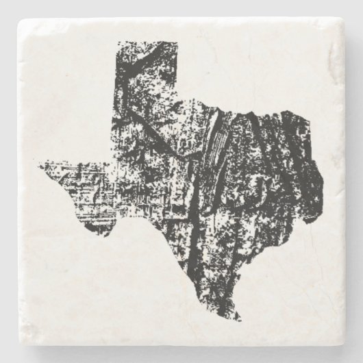 Vintage Texas Stone Onderzetter (Voorkant)