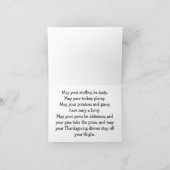 Vintage Thanksgiving 1907 - Rest Turkije Kaart (Binnen)