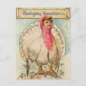 Vintage Thanksgiving Briefkaart (Voorkant)