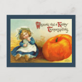 Vintage Thanksgiving Briefkaart (Voorkant)