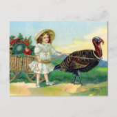 Vintage Thanksgiving Briefkaart (Voorkant)