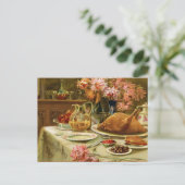Vintage Thanksgiving Briefkaart (Staand voorkant)