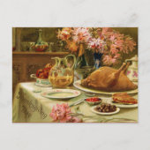 Vintage Thanksgiving Briefkaart (Voorkant)