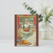 Vintage Thanksgiving Briefkaart (Staand voorkant)