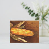 Vintage Thanksgiving Feestdagenkaart (Staand voorkant)