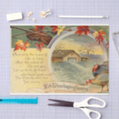 Vintage Thanksgiving Mix Series Design 11 Tissuepapier (Craft)