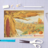 Vintage Thanksgiving Mix Series Design 16 Tissuepapier (Craft)