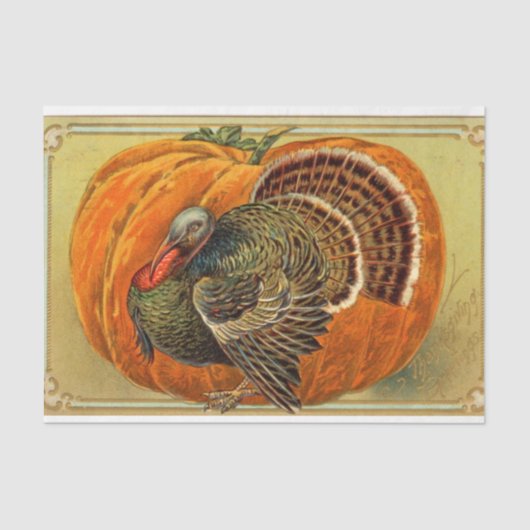 Vintage Thanksgiving Mix Series Design 21 Tissuepapier (Voorkant)