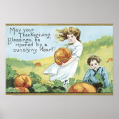 vintage Thanksgiving poster (Voorkant)