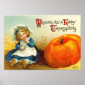 Vintage Thanksgiving Poster (Voorkant)