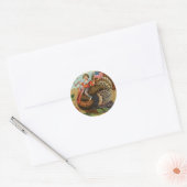 Vintage   Thanksgiving Ronde Sticker (Envelop)