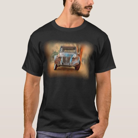 Vintage: The 2cv T-shirt (Voorkant)