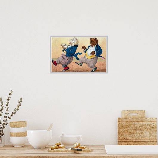 vintage "The Beren Cakewalk" Poster (Keuken)