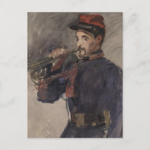 Vintage The Bugler door Edouard Manet Briefkaart