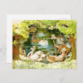 Vintage The Fairies Lake Briefkaart (Voorkant / Achterkant)