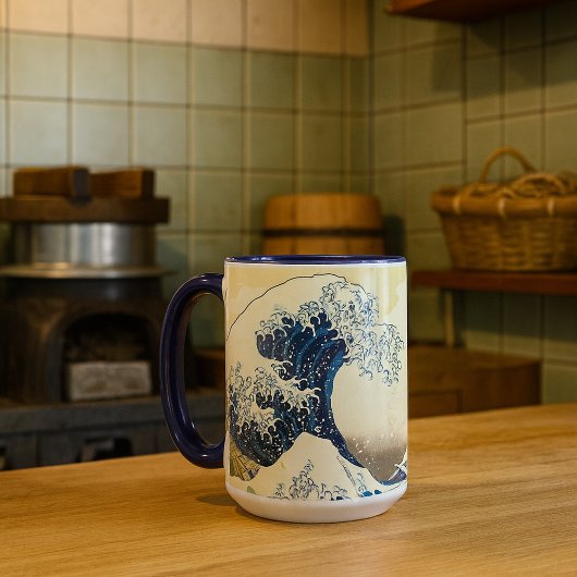 Vintage The Great Wave voor Kanagawa Mok