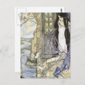 Vintage - The Lady of Shalott, Briefkaart (Voorkant / Achterkant)