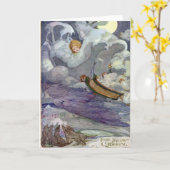 Vintage - The Snow Queen Kaart (Gele Bloem)