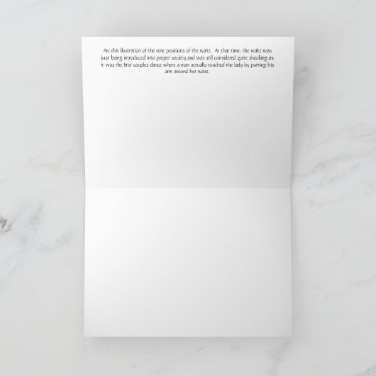 Vintage - The Waltz Kaart (Binnen)