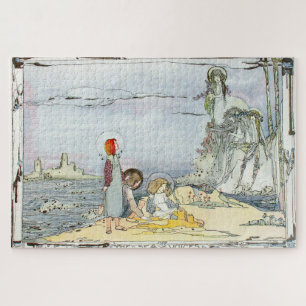 Vintage "The Zee Voices" van Jessie M. King Legpuzzel