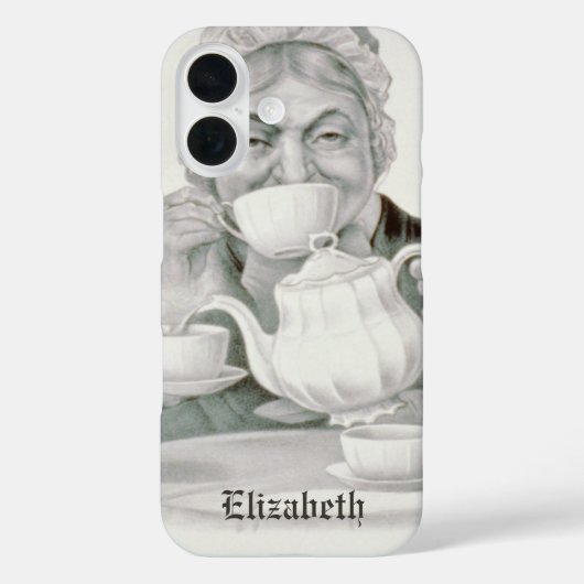 Vintage Theepartij Vrienden, Een Kopje Dat Opmonte Case-Mate iPhone Case (Achterkant)