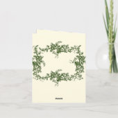 Vintage Theepot Notecard Kaart (Achterkant)