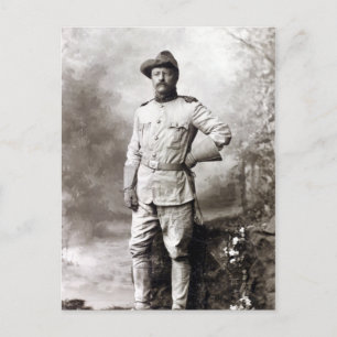 Vintage Theodore Roosevelt Rough Riders Briefkaart