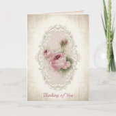 Vintage Thinking of You Kaart (Voorkant)