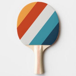 Vintage Thistle Vet Gestreepte Tafeltennisbatje