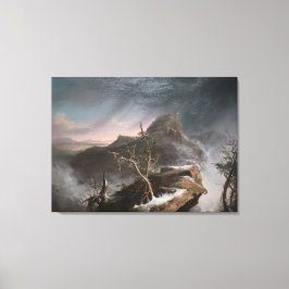 Vintage Thomas Cole A Snow Squall Canvas Afdruk