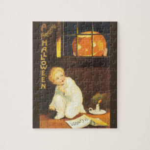Vintage Thrilling Halloween door Ellen Clapsaddle Legpuzzel