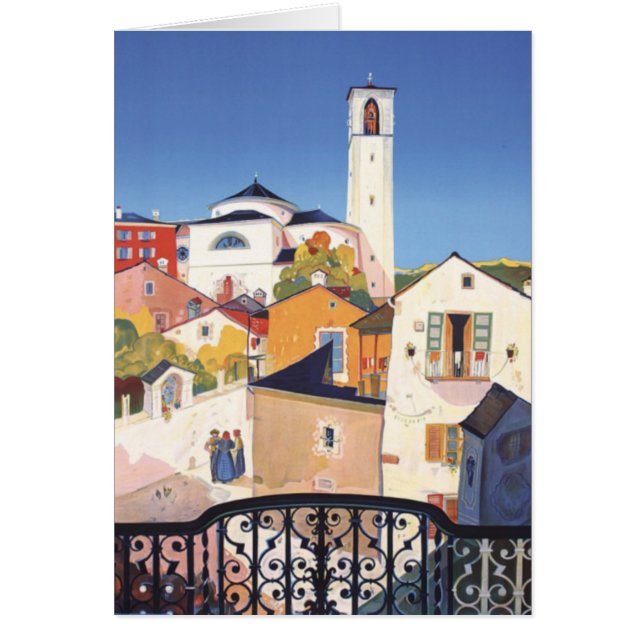 Vintage Ticino Tessin Canton Zwitserland (Voorkant)