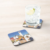 Vintage Ticino Tessin Canton Zwitserland Bier Onderzetter (Rechterzijde)