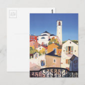 Vintage Ticino Tessin Canton Zwitserland Briefkaart (Voorkant / Achterkant)