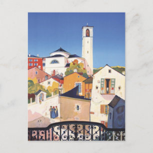 Vintage Ticino Tessin Canton Zwitserland Briefkaart