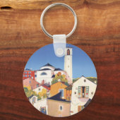 Vintage Ticino Tessin Canton Zwitserland Sleutelhanger (Voorkant)