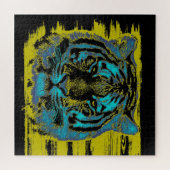 Vintage Tiger Legpuzzel (Horizontaal)