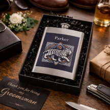 Vintage Tiger Navyblauw