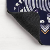 Vintage Tiger Navyblauw Muismat (Hoek)