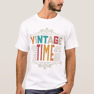 "Vintage tijd T-shirt