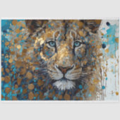 Vintage Tijger Decoupage  Tissuepapier (Voorkant)