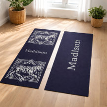Vintage Tijger Donkerblauw