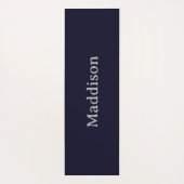 Vintage Tijger Donkerblauw Yogamat (Achterkant)