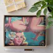 Vintage Tiki Pin-up Tissuepapier (Geschenk)