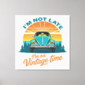 Vintage Time Ride Canvas Afdruk (Voorkant)