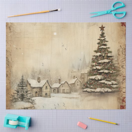 Vintage Tissue Paper Tissuepapier (Craft)