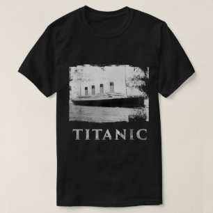 Vintage Titanic Oceaanlijner Design T-shirt