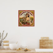 Vintage Tobacco Poster (Keuken)