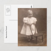Vintage Toddler Briefkaart (Voorkant / Achterkant)