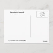 Vintage Toddler Briefkaart (Achterkant)